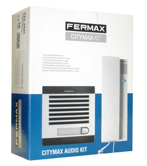 Kit de portero Fermax 6201 - sistema analogico AUDIO CITYMAX 1 Vivienda 1L AG 230V TEL. BL 1