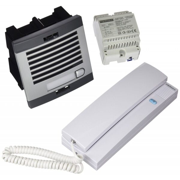 Kit de portero Fermax Citymax 6201 - sistema analogico de audio para 1 Vivienda 1L AG 230V TEL. BL 2
