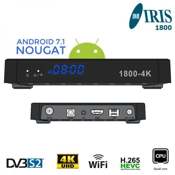 Iris 1800 4K Pro Android 7.1 2