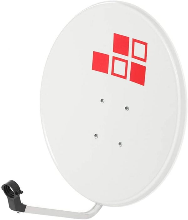 Kit antena parabólica de televisión satélite Diesl.com 60cm + LNB + 2x Conectores + 10x Bridas 2