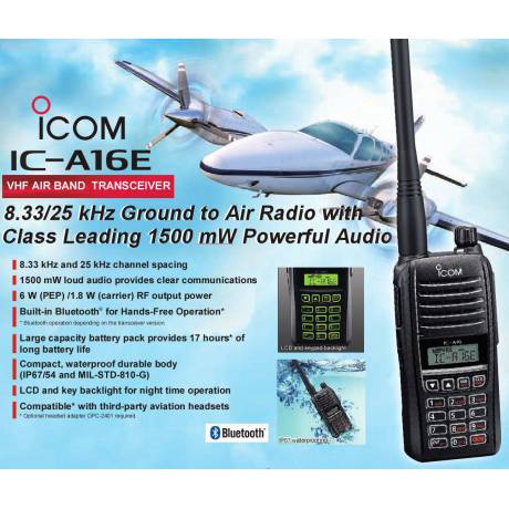ICOM IC-A16E (con Bluetooth) 4