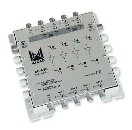 Alcad AU-620 Amplificador Multiswitch 4 Pol 1