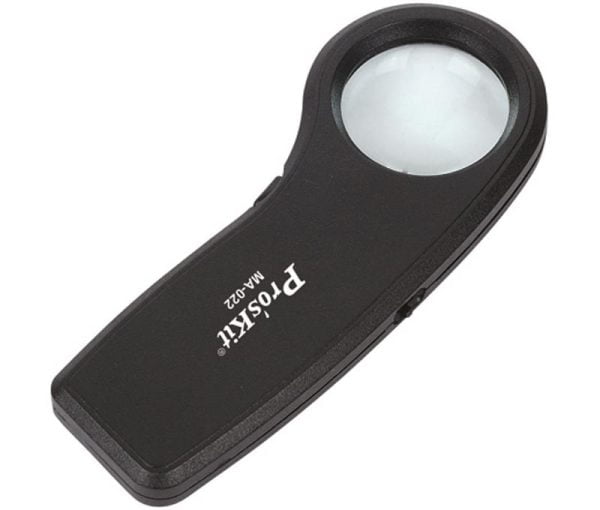 Proskit HRV6615 Lupa de bolsillo x7.5 luz LED y detección de billetes 1