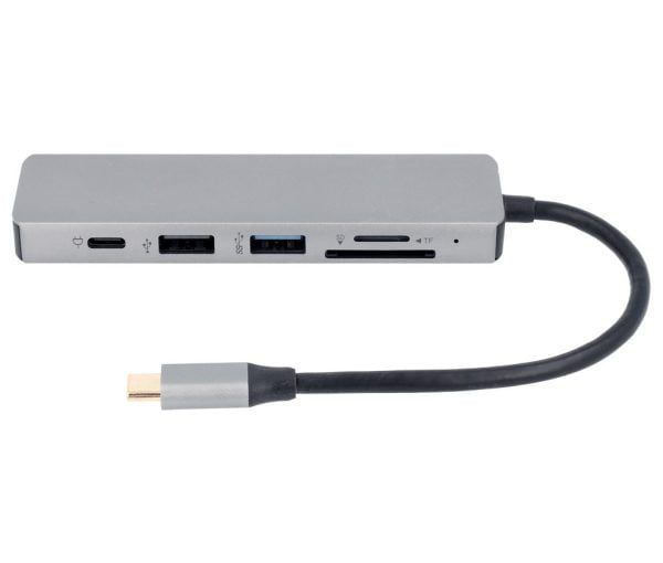NIMO WIR1761 Adaptador 6 en 1 HUB USB-C a USB, HDMI y lector de tarjetas 2