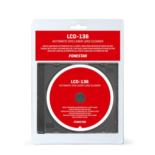 Fonestar LCD-136 DVD limpiador lente láser 1