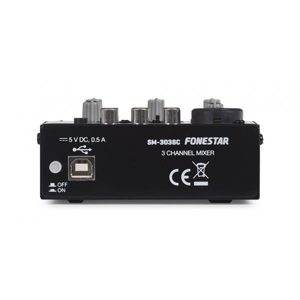 Fonestar SM-303SC Mezclador USB para PC 2