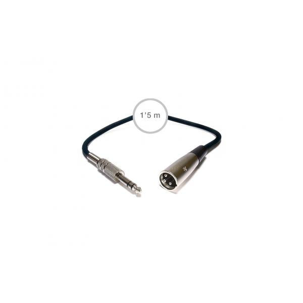 Fonestar SM-679 Cable audio jack 6'3 mm a XLR 1