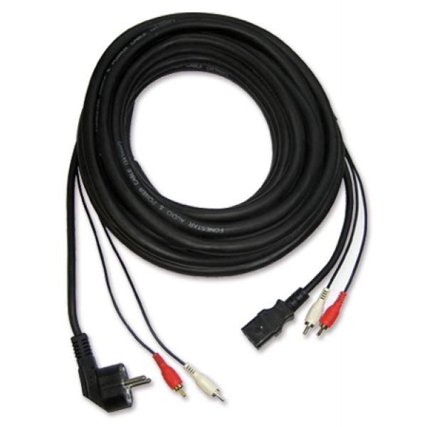 Fonestar SM-683-10 Cable audio y alimentación 1